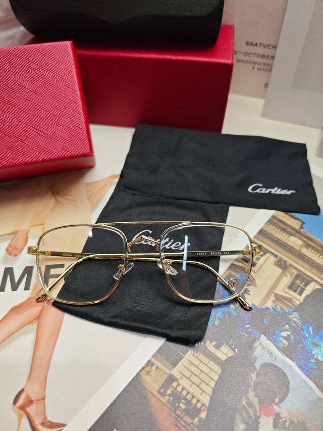Cartier新款太阳镜男运动欧美舒适卡家眼镜防紫外线优雅流行华丽墨镜
